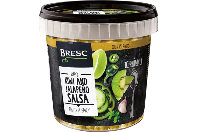 Kiwi en jalapeno salsa 1kg kist 6 stuks
